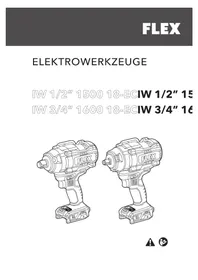 Notice Flex IW 1/2" 1500 18-EC Perceuse