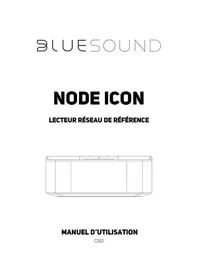 Notice Bluesound NODE ICON Récepteur de musique