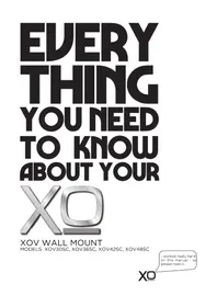 Notice XO XOV42SC Basket