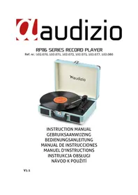 Notice Audizio RP116BL Platine disque