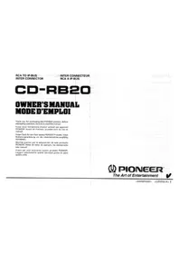 Notice PIONEER CD-RB20 Non catégorisé