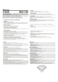 Notice PIONEER TS-W106M Non catégorisé
