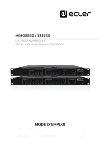 Notice Ecler MIMO1212SG Non catégorisé