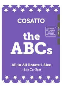 Notice COSATTO ALL IN ALL 360 ROTATE I-SIZE Siège de voiture
