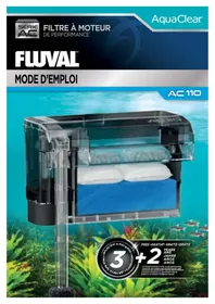 Notice Fluval AQUACLEAR AC70 Filtre à eau