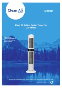 Notice Clean Air Optima CA-406W Ventilateur