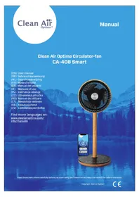Notice Clean Air Optima CA-408 SMART Ventilateur
