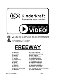 Notice Kindercraft FREEWAY Vélo