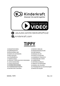 Notice Kindercraft TIPPY Produits bébés
