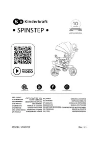 Notice Kindercraft SPINSTEP Vélo