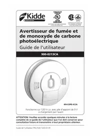 Notice KIDDE 900-0213CA Détecteur de fumée