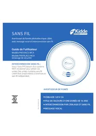 Notice KIDDE P4010LACS-WCA Détecteur de fumée
