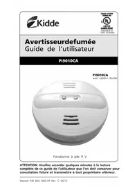 Notice KIDDE PI9010CA Détecteur de fumée