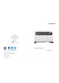 Notice Growatt MAX 50-80KTL3 LV Panneau solaire