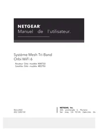 Notice NETGEAR ORBI RBK754 Non catégorisé
