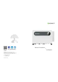 Notice Growatt MAX 100-125KTL3-X MV Non catégorisé