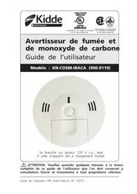 Notice KIDDE 900-0119 Détecteur de fumée