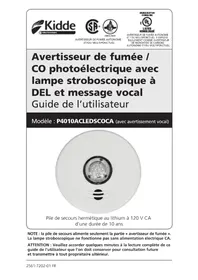 Notice KIDDE P4010ACLEDSCOCA Détecteur de fumée