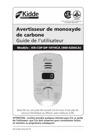 Notice KIDDE 900-0284CA Détecteur de gaz