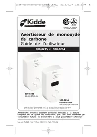 Notice KIDDE 900-0235 Détecteur de gaz