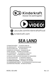 Notice Kindercraft SEA LAND Produits bébés