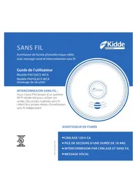 Notice KIDDE P4010ACS-WCA Détecteur de fumée