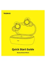 Notice Baseus BOWIE MA10S Ecouteur
