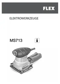 Notice Flex MS 713 Ponceuse