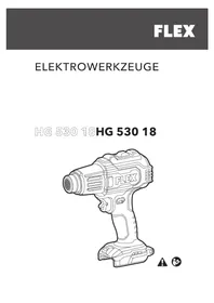 Notice Flex HG 530 18 Pistolet thermique