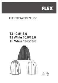 Notice Flex TF WHITE 10.8/18.0 Couverture/coussin chauffant