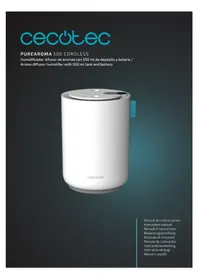 Notice CECOTEC PUREAROMA 500 CORDLESS Humidificateur