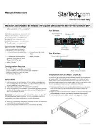Notice StarTech.com ET91000SFP2C Non catégorisé