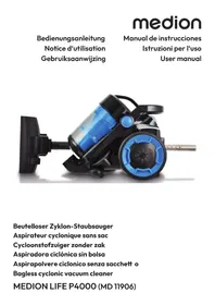 Notice MEDION LIFE P4000 Aspirateur