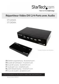 Notice StarTech.com ST124DVIA Non catégorisé