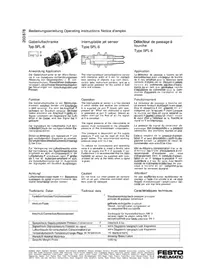 Notice Festo SFL-6 Scanner