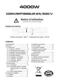Notice PRESIDENT ACMA986 Chargeur allume-cigare