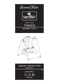 Notice Lorelli TANGO Balançoire pour bébé