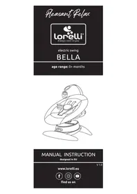 Notice Lorelli BELLA Balançoire pour bébé