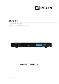 Notice Ecler ESAS-BT Non catégorisé
