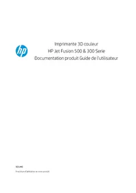 Notice HP JET FUSION 500 3D Imprimante