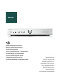 Notice ROTEL A8 Recepteur