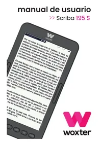 Notice WOXTER SCRIBA 195 S Tablette