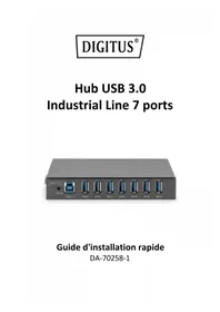 Notice Digitus DA-70258-1 USB hub