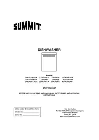 Notice Summit DW242WADA Lave-vaisselle