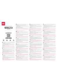 Notice ONE FOR ALL WM 6254 Support mural