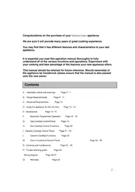 Notice Porter & Charles FEC76B3 Cuisinière