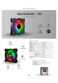 Notice Balam Rush EOLOX BLAZE EX50 Système de refroidissement de matériel informatique