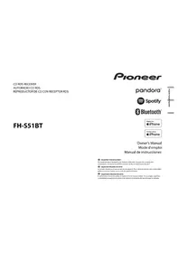 Notice PIONEER FH-S51BT Autoradio