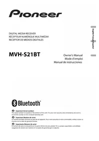 Notice PIONEER MVH-S21BT Autoradio