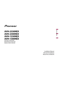 Notice PIONEER AVH-1330NEX Autoradio